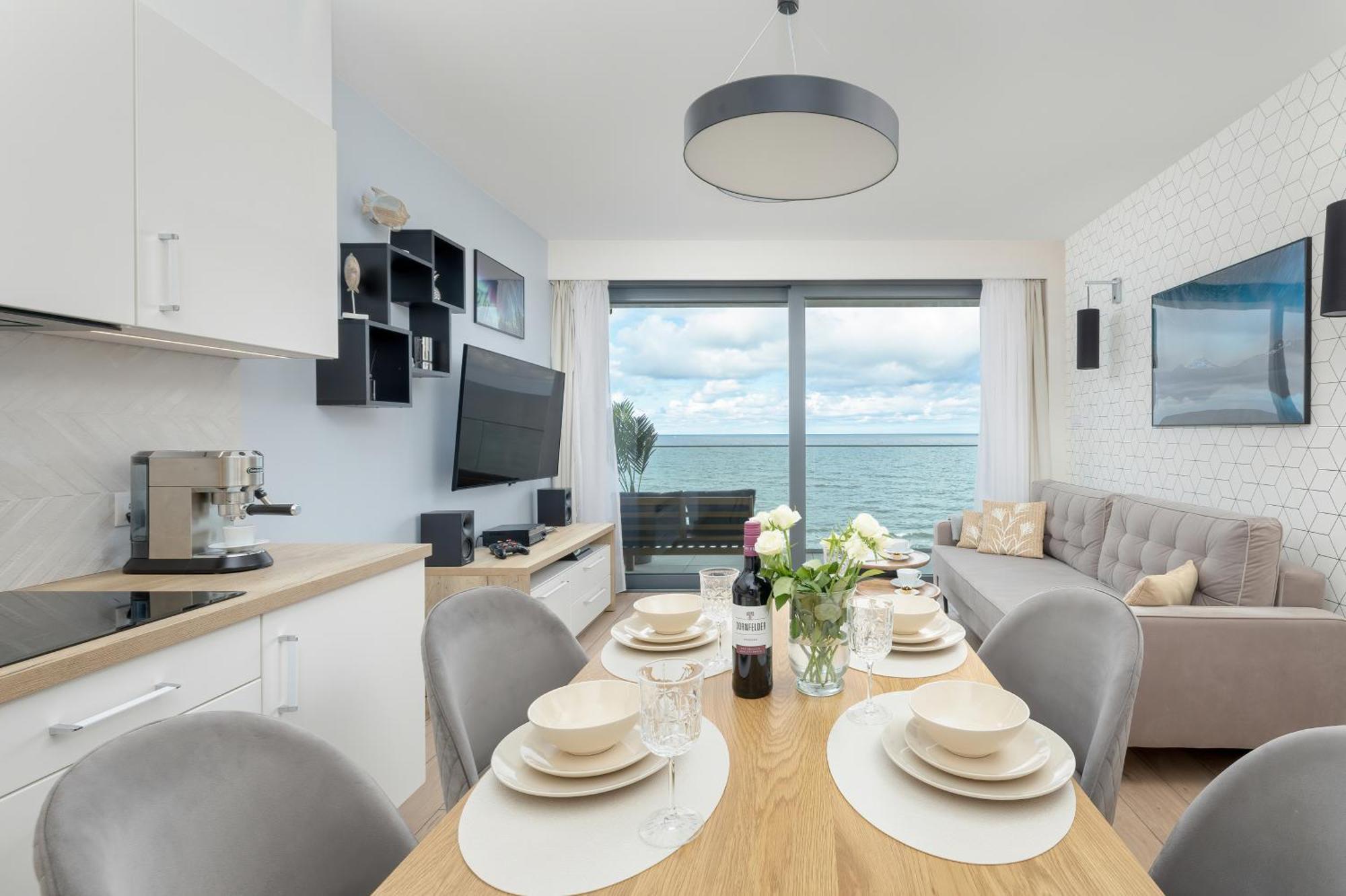 Hs Apartamenty Hevenia Heaven Widok Na Morze Klifowa Реваль Экстерьер фото